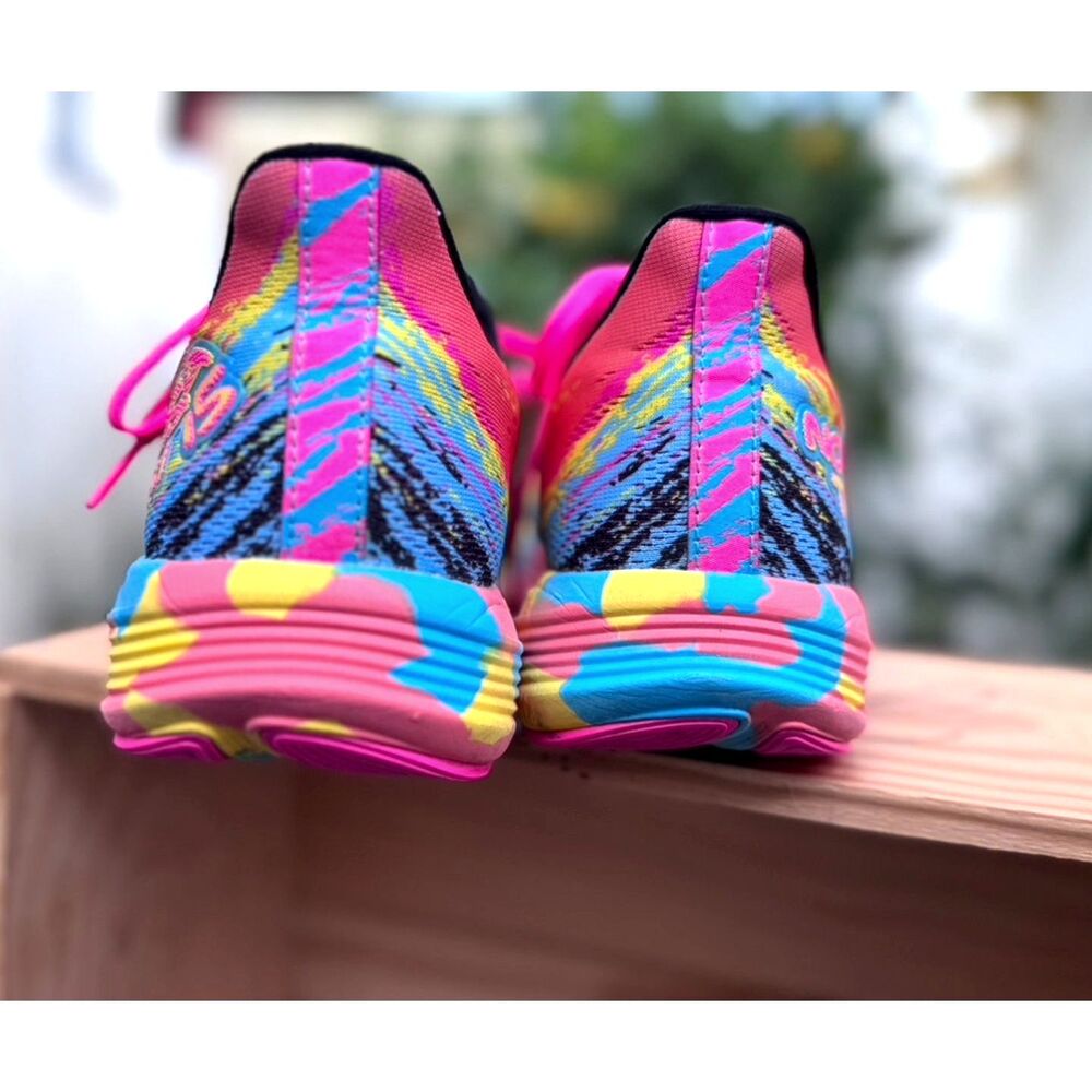 Asics Gel Noosa Tri 15 Aquarium Vibrant Yellow Multicolr FLYTEFOAM Sneakers SZ 9 - Picture 11 of 13